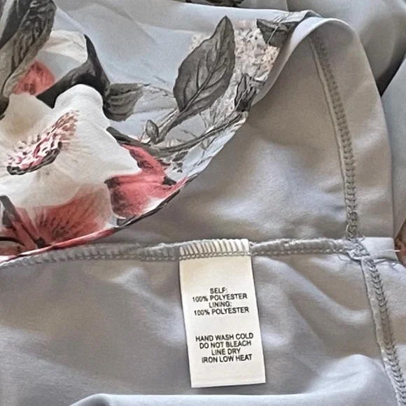 Lulus Verona Pale Blue Lace Cold Shoulder Floral Dress - Picture 2 of 5